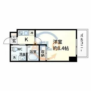 パークヒルズ東三国Vision【7階】の間取り