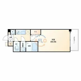 スプランディッド新大阪EAST【3階】の間取り