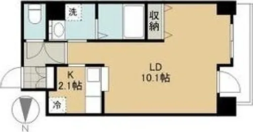 ヴィターレ【2階】の間取り