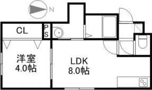 ヴィラ・フローラ【2階】の間取り