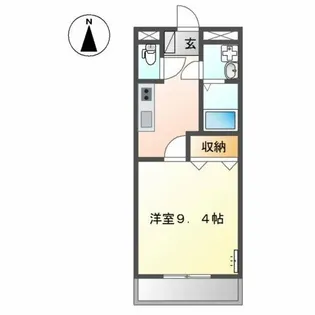 メゾンシクラメン【3階】の間取り