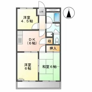 ダイナーズハイツ【3階】の間取り