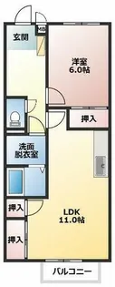 Iris【1階】の間取り