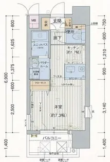 愛知県名古屋市中区千代田5丁目【マンション】の間取り