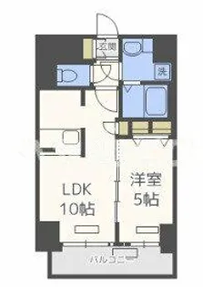 CAVANA梅田北【502号室】の間取り