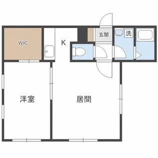 blanc(ブラン)本町【107号室】の間取り