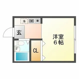 パームハイツ【2階】の間取り