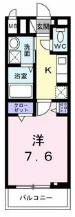 ヒカルサ明石硯町【2階】の間取り