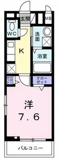 ヒカルサ明石硯町【3階】の間取り