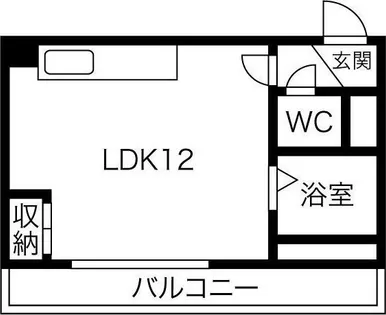 WEST CANAL【7階】の間取り