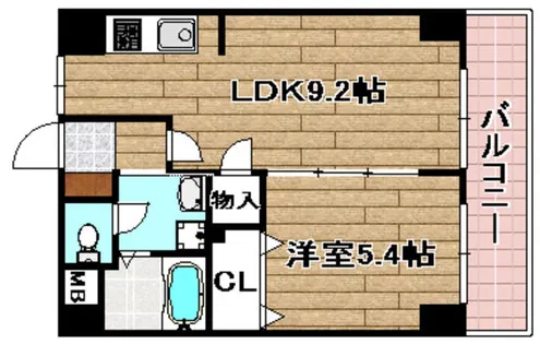 ヴィラコンフォート【2階】の間取り