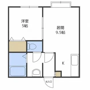 シーズンズ元町【201号室】の間取り