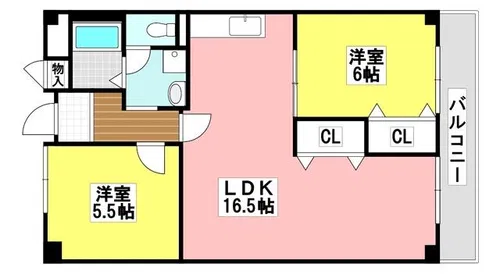 FERTI NAKANISHI【403号室】の間取り