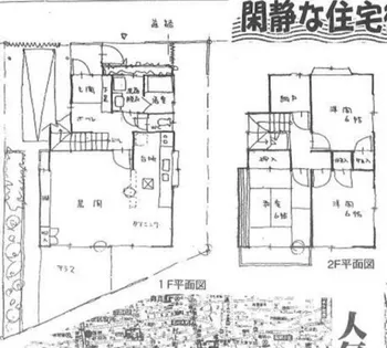 愛知県名古屋市瑞穂区下山町2丁目【一戸建】の間取り