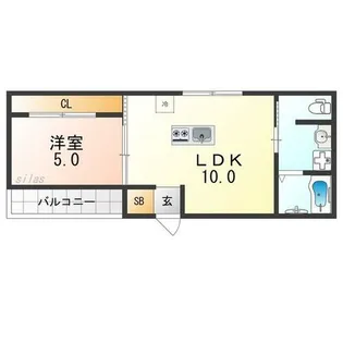 STAY THE HOUSE 日根野EAST【2階】の間取り