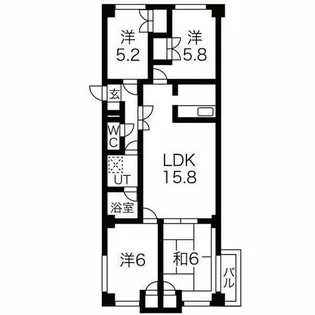 URBAN STAGE ナゴヤ【1階】の間取り