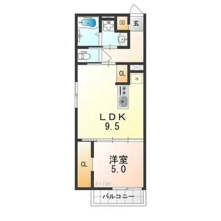 STAY THE HOUSE 日根野EAST【3階】の間取り