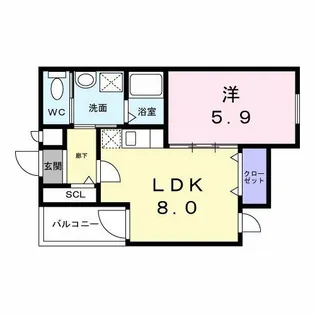 グラン【1階】の間取り