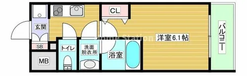 大阪府大阪市港区波除3丁目【マンション】の間取り