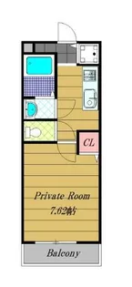 フジパレス アサヒ【2階】の間取り