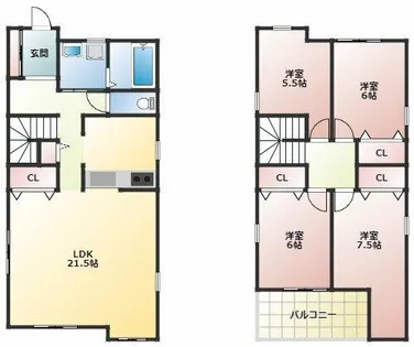 レジデンス4【1階】の間取り