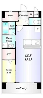 ZEGUNA【15階】の間取り