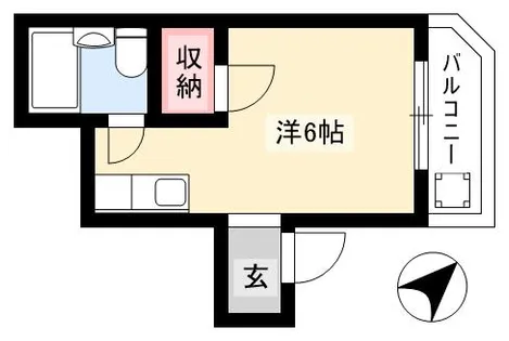 トキワコーポ【2B号室】の間取り