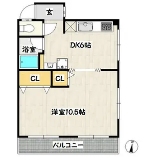 東山パビヨン【4階】の間取り