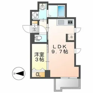 プレサンスTHE大須観音【4階】の間取り