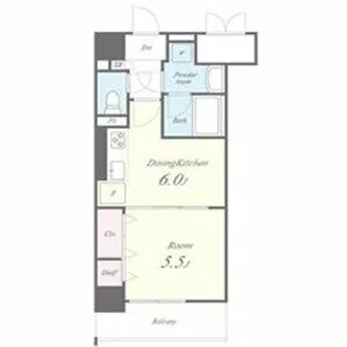 セレブレイト葵【7階】の間取り