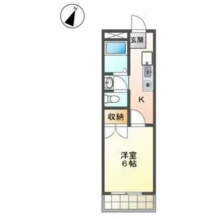 マンションフェニックスニワ【401号室】の間取り