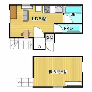 愛知県名古屋市中川区中郷5丁目【一戸建】の間取り