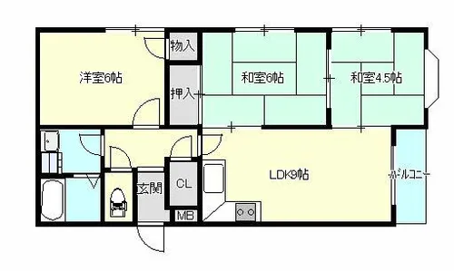 東二見MCマンション【203号室】の間取り