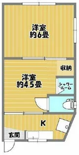 ラシーヌ姫里【1階】の間取り