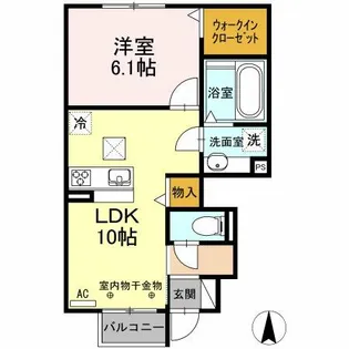 よつ葉館・蒼い館・まほろ館・ほくと館 蒼い館【1階】の間取り