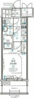 ディアレイシャス大須観音III【8階】の間取り
