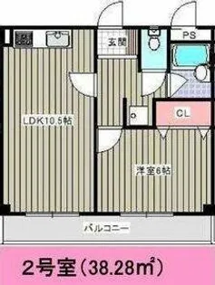 Blois亀城【3階】の間取り