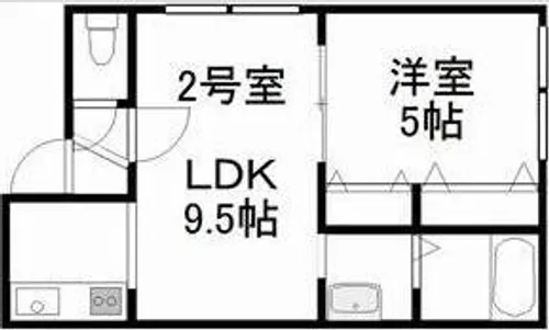 セブンスコート【3階】の間取り