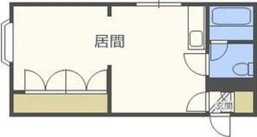 ハートランド南7条【2階】の間取り