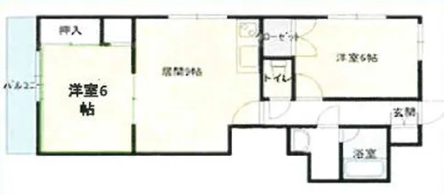 メゾンフィッシュ【3階】の間取り