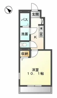 ティエドゥール【1階】の間取り