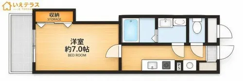 シーガ兵庫【2階】の間取り