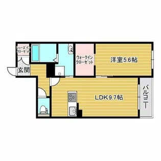 MOCXION御影(モクシオン御影)【3階】の間取り