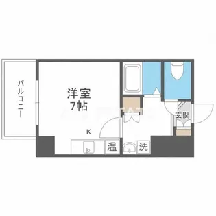 パークモダン高井田【6階】の間取り