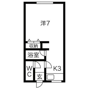 リバーサイドさくら【1階】の間取り