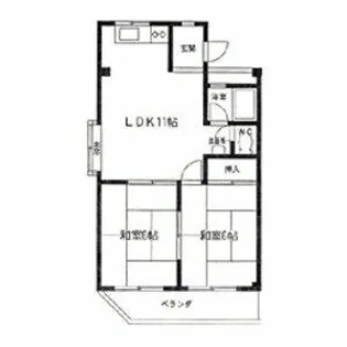 第2リバーサイド清水【103号室】の間取り