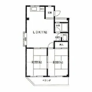 第2リバーサイド清水【103号室】の間取り