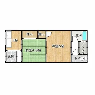 大阪府堺市西区上【アパート】の間取り