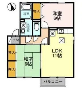 ファミール【1階】の間取り