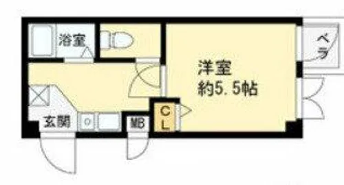 ロンモンターニュ小阪【2階】の間取り